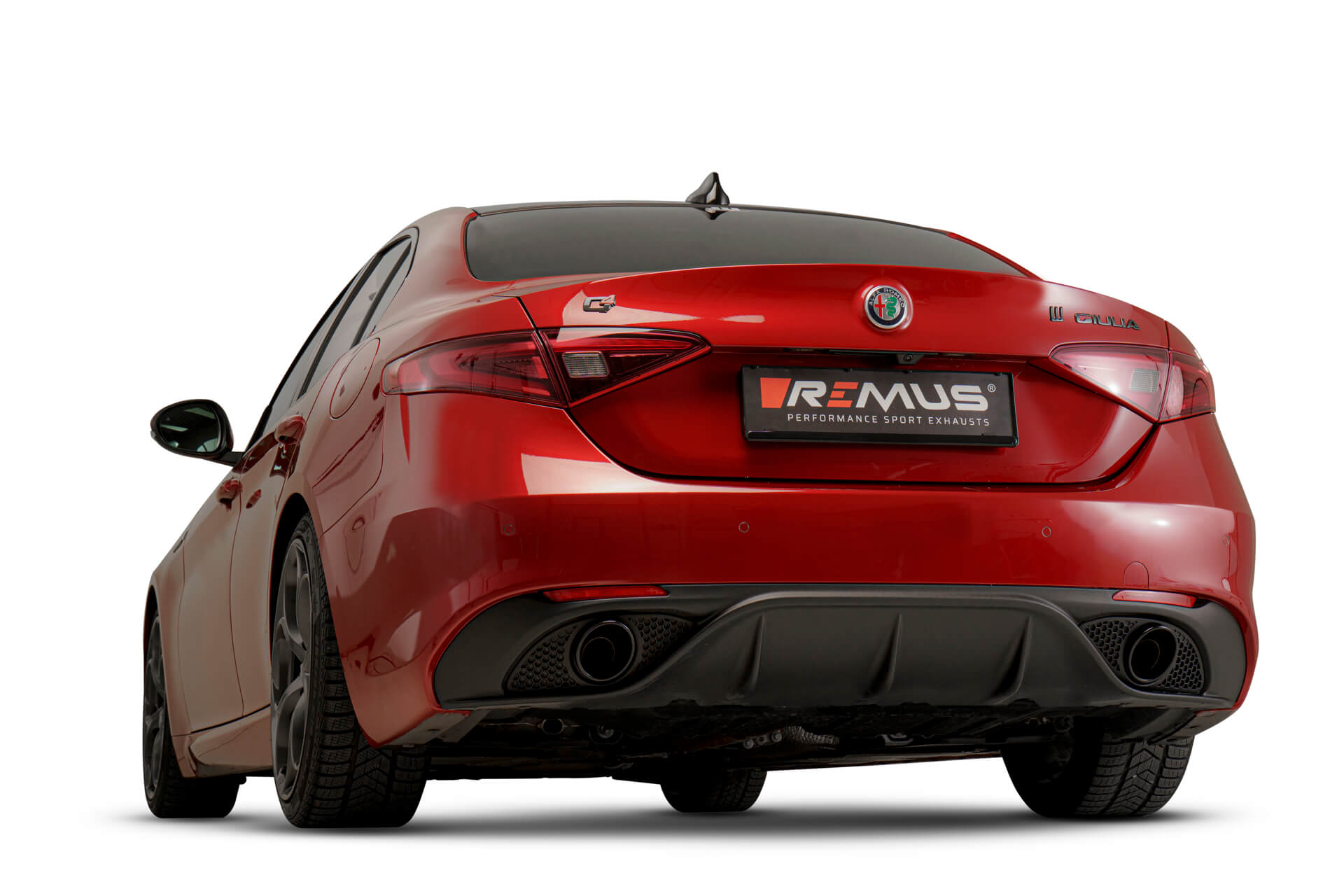exhaust system Alfa Romeo Giulia Veloce Homologated Axleback exhaust