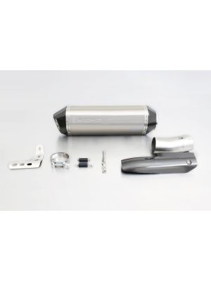 HEXACONE, slip on (muffler) incl. CARBON heat protecting shield, titanium, EEC, 65 mm