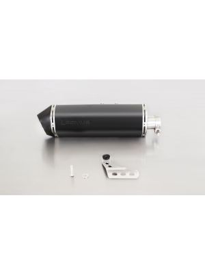 OKAMI Slip on (sport exhaust), Stainless steel black, HONDA CRF 1000 Africa Twin and Adventure Sport MY 18- 70kW, SD04 (EURO 4)(EC-) APPROVAL