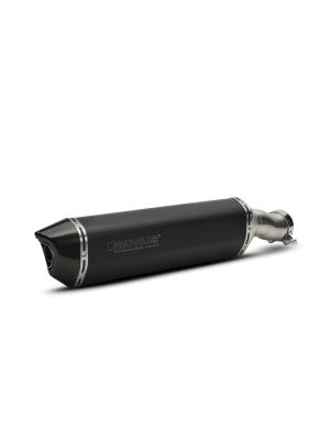 Exhaust Remus BLACK HAWK Slip On BMW R 1250 GS/Adventure incl. Carbon heat protecting shield, stainless steel black, (EC-) approval