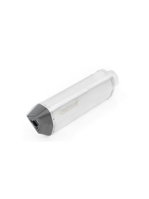 BLACK HAWK Slip On (sport exhaust) with connection tube, Stainless steel mat, (EC-) approval