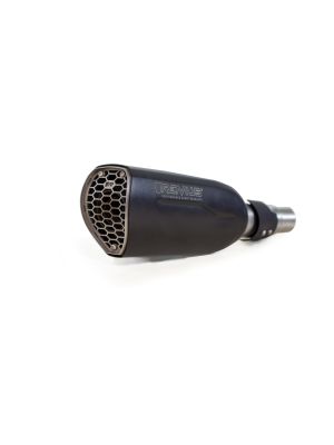Exhaust DUCATI Monster 1200/ 1200 S, Slip On REMUS NXT muffler (silencer), stainless steel black, incl. ECE type approval