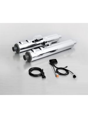 CUSTOM exhaust, without cat., without endcaps, stainless steel, with SC15-system