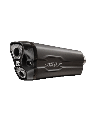 REMUS 8 2.0 Slip On Sport Exhaust incl. Carbon heat protecting shield, stainless steel black, (EC-) approval