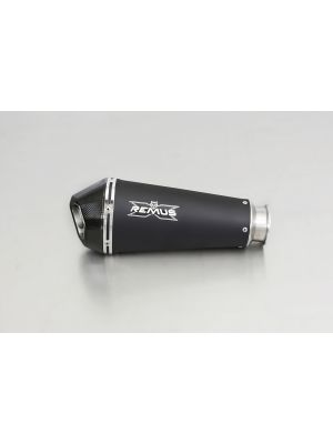 HYPERCONE, slip on (muffler), stainless steel black, incl. EC homologation