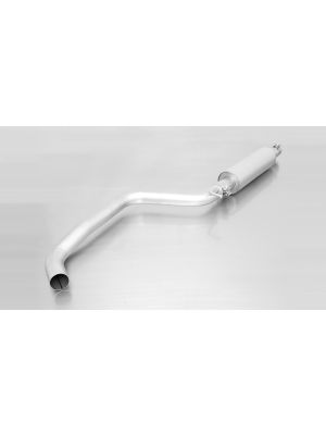 Resonated GPF-back front section, replaces original front silencer, (EEC-) approval
