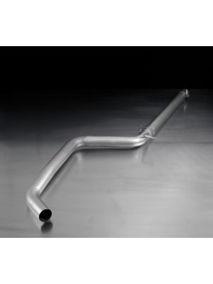 Racing tube without homologation, instead of front silencer, only for 1.4l TFSI/1.4l TSI