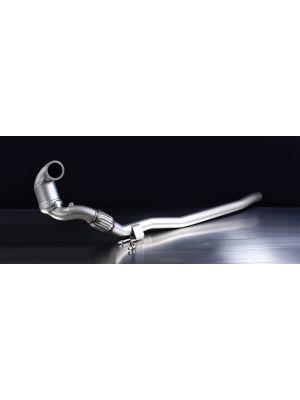 Exhaust Downpipe with High Flow Catalytic Convertor, made from T304 Stainless Steel  Fits Audi A3, Audi S3 and VW Golf VII 