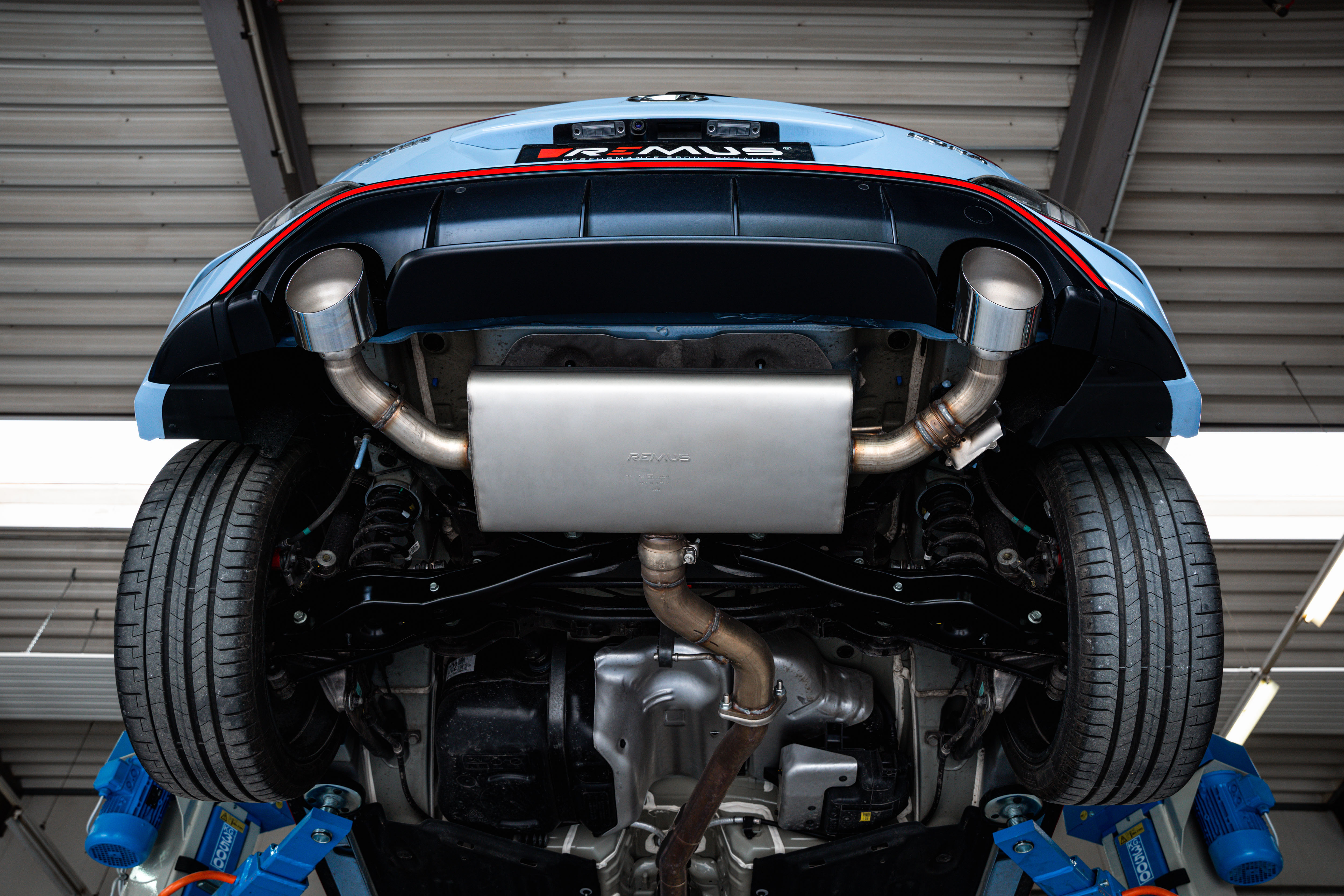 exhaust system Hot Hatch upgrade for the Hyundai Kona N Remus