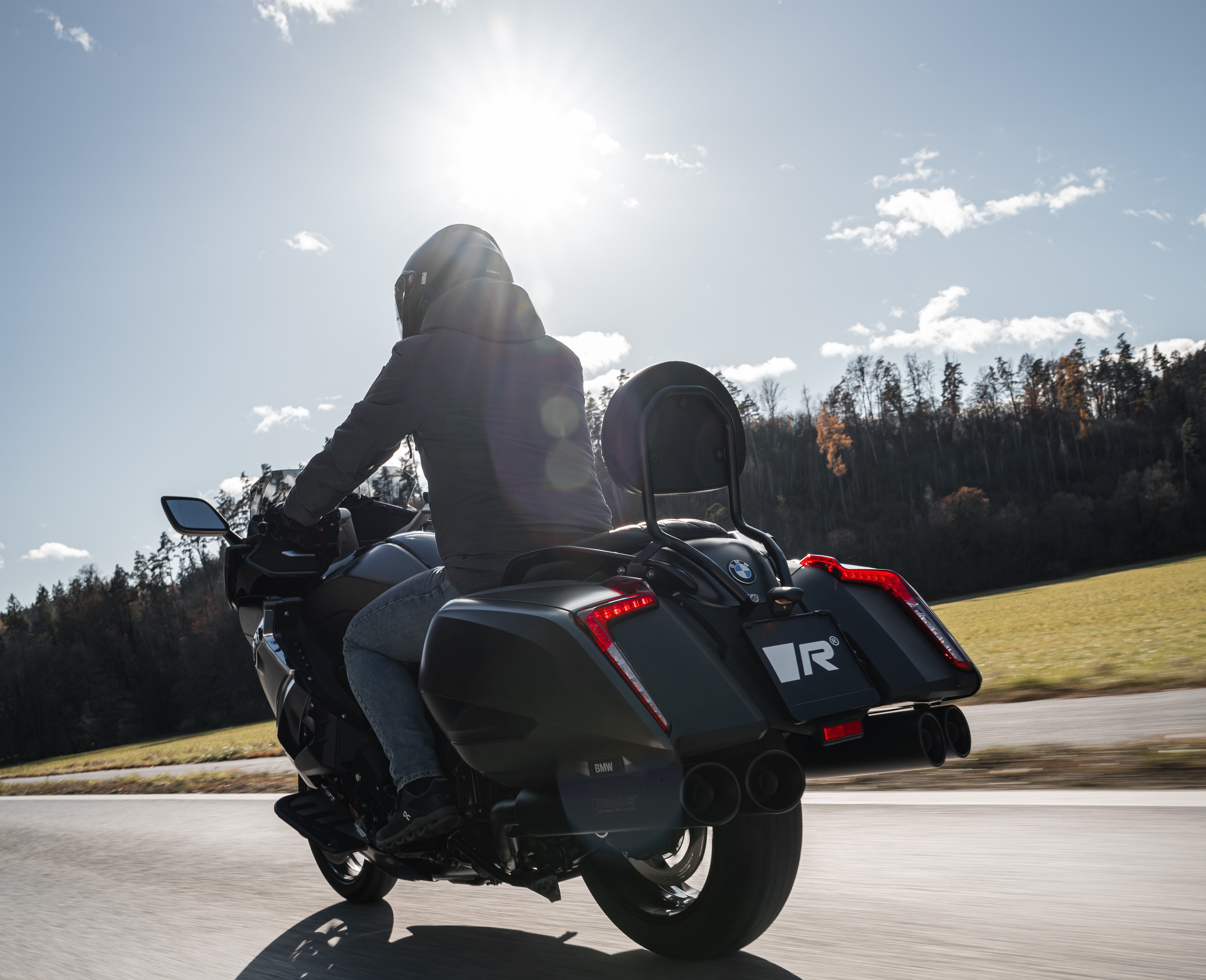 Picture of exhaust system CUSTOM Muffler left/right Sport Exhaust BMW K 1600 ...