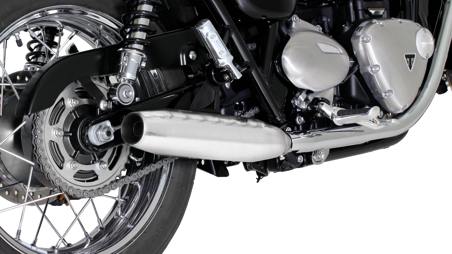 Bonneville t100 new arrivals exhaust